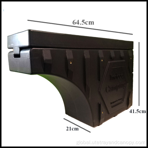 Plastic Truck Tool Box PE plastic Pickup Swing case Supplier